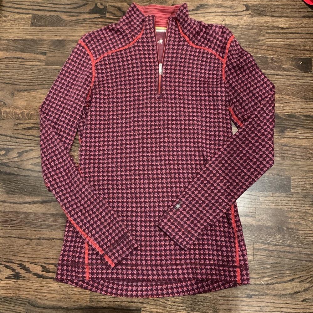 Smartwool quarter zip jacket sweater merino wool